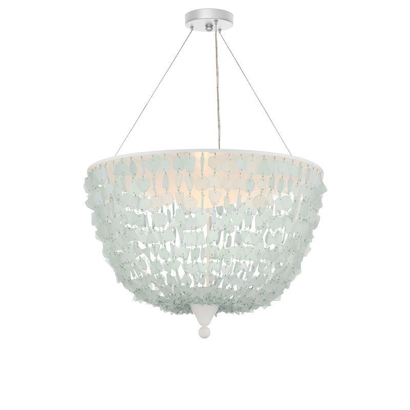 Thalassa 1 - Light Seaglass/Sugar White Pendant