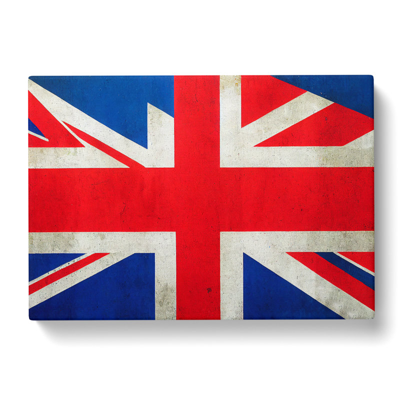 Union Jack Flag Concept Vol.2 - Wrapped Canvas Painting, 35cm H x 50cm W x 3cm D