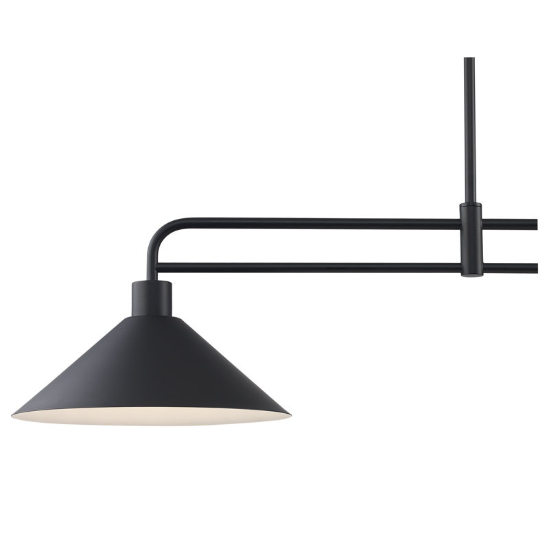 Luminaire suspendu industriel Fayra, Noir