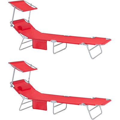 Elmhurst 195cm Long Reclining Chaise Lounge Set with Cushions