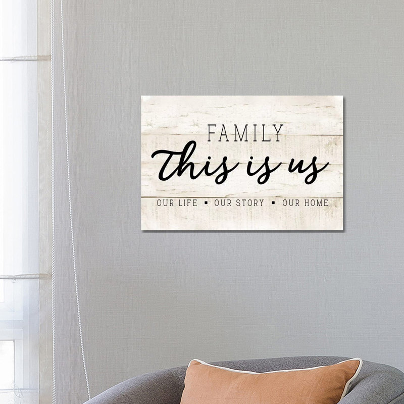 This Is Us - Print on Canvas, Wrapped Canvas, 101.6 cm H x 66.04 cm W x 3.175 cm D