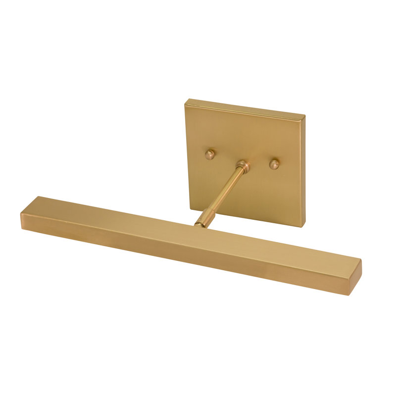 12'' Dimmable LED Wall Mounted Picture Light, Satin Brass
