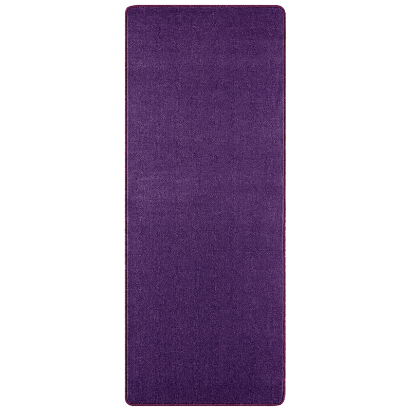 Tufted Purple Rug, Runner 80 x 300cm