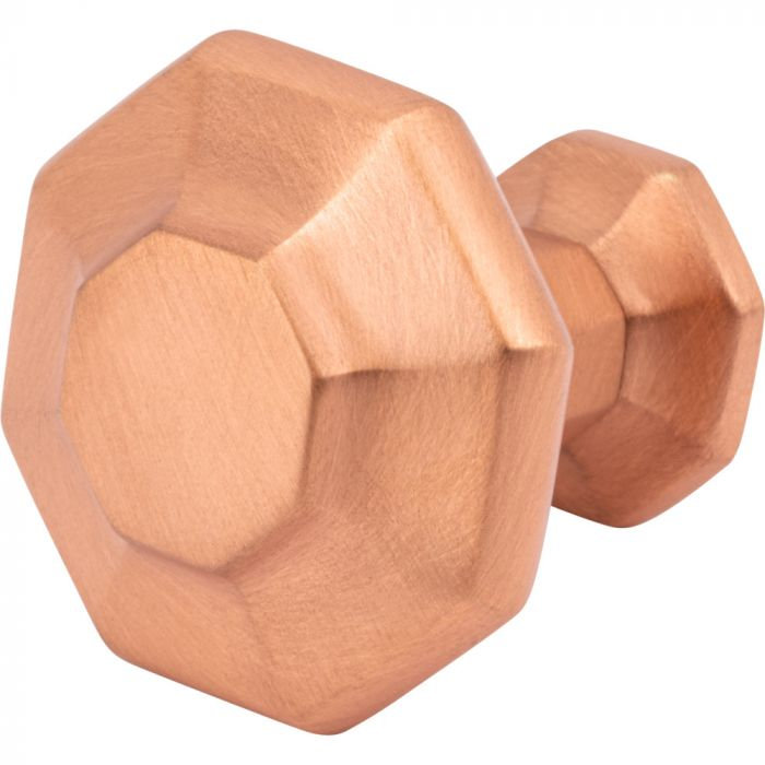 Palazzo Length Geometric Knob, Polished Chrome, 1  3/16"