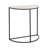 Marble and Metal Half-Circle Console Table-1324422218