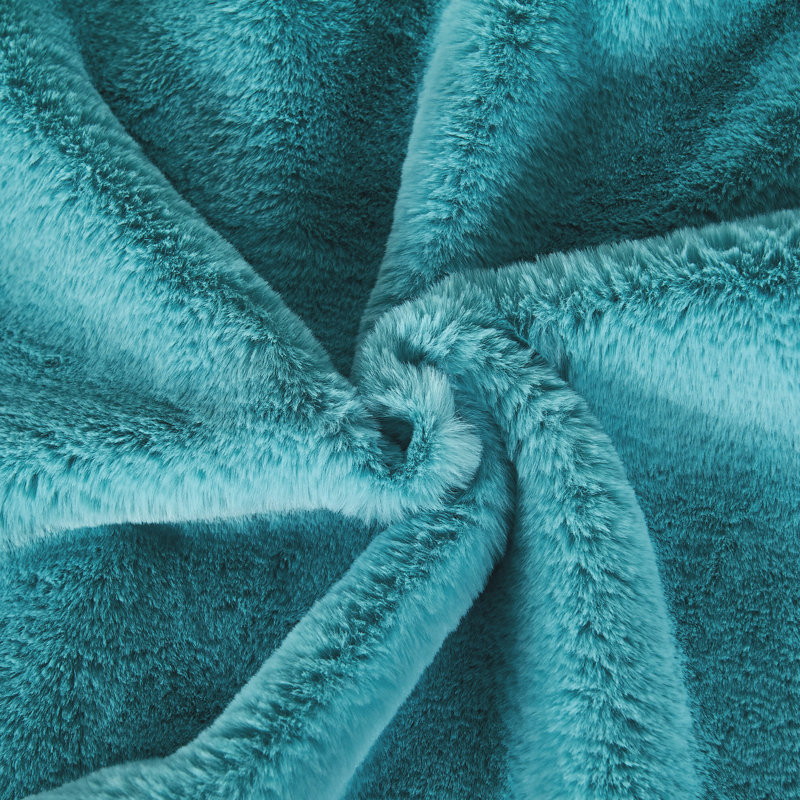 Square Throw Pillow Cover, Aqua