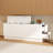 2-Door 2-Drawer Headboard With Strong Storage