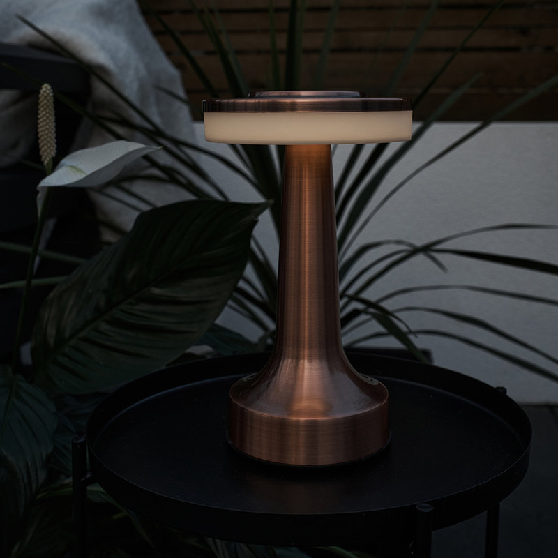 Spiro 19.5cm Battery Powered Integrated LED Outdoor Table Lamp