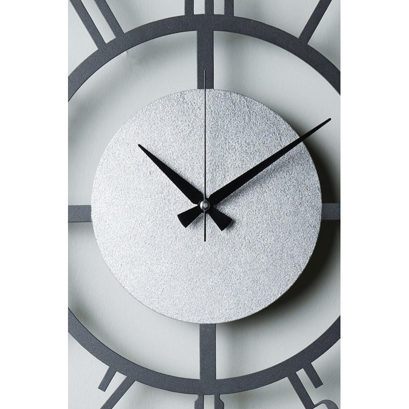 Amarmula Metal Wall Clock, White