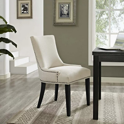 Chaise de salle à manger (une seule chaise) rembourrée en tissu Porch & Den Helen par Modway