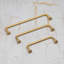 Satin Brass Slim Pipe Handles-122026845