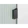 Maven 28 in. x 86.75 in. Fully Frameless Arched Fluted Single Fixed Shower Panel