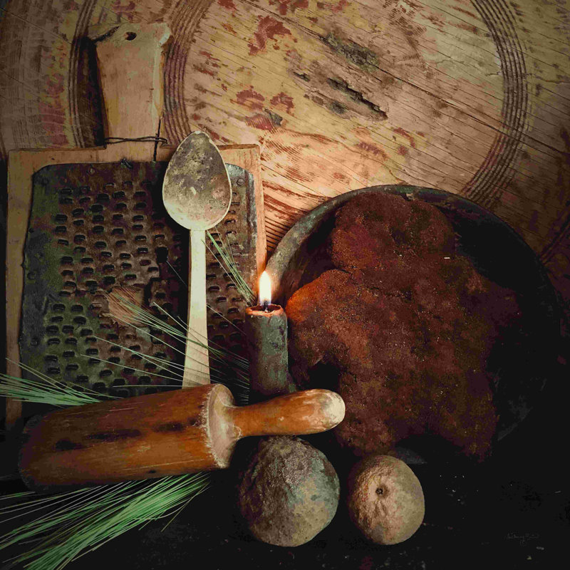 " Winter Bakery ", 36" H x 36" W  