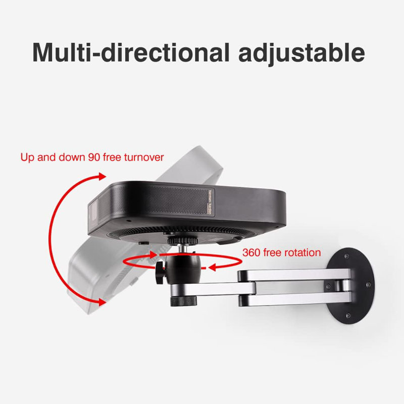 Plafonnier mural pliable pour projecteur