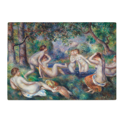Bathers in the Forest by Pierre-Auguste Renoir Chopping Board