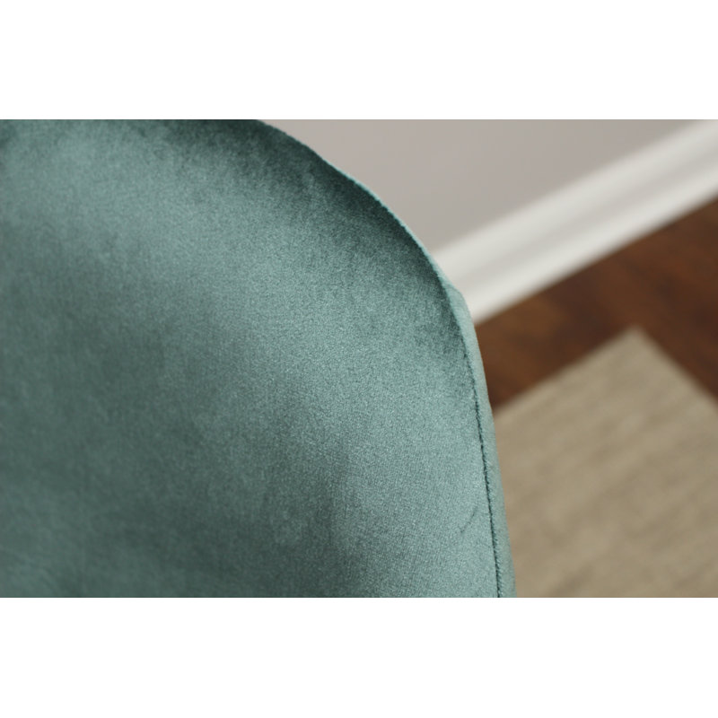 Kaif 21'' H Upholstered Armchair, Seafoam, Gold