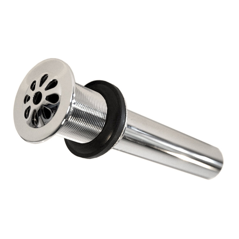 Grille d'évier de salle de bain Teardrop, Nickel poli