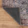 Labarbera Machine Washable Charcoal/Red Non-Slip Backing Area Rug