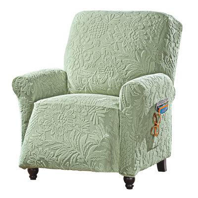 Polyester Box Cushion Recliner Slipcover