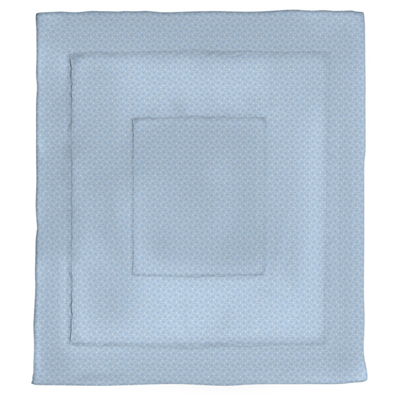 Édredon simple réversible Katelyn Elizabeth, Édredon simple, Bleu pastel
