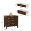 Ensemble de chambre à coucher 3 pièces avec lit et deux tables de chevet Lessio-623153420-623153422