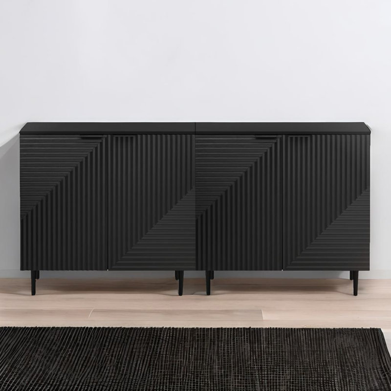 Set Of 2 Minimalist Side Cabinets