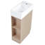 Ensemble de meuble-lavabo simple 18,61 po avec plateau en céramique Josslin-216279531