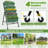 5-Tier Vertical Garden Metal Raised Garden Bed Elevated Planter Box with 4 Hooks, Removable Locking Wheels and Storage Shelf-95975324