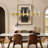 Durkin 16-Light 54" Dimmable Rectangular Glass Pendant Chandelier-110508269