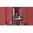 Deep Cherry Framed Rectangular Vanity Beveled Wall Mirror - 34x28"