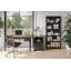 Classeur 1 tiroir 22 pouces, aucun assemblage requis, finition noire et whisky-121226214