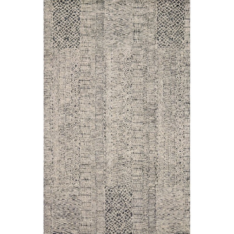 Maximillian Wool Geometric Indoor Rug, Rectangle 3'6" x 5'6"