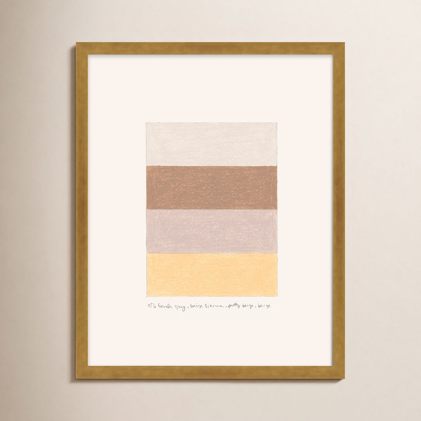 Stacks by Beth James, Gold Framed, 20" H x 16" W x 1.25" D