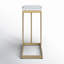 Brigitte Marble Top Frame End Table