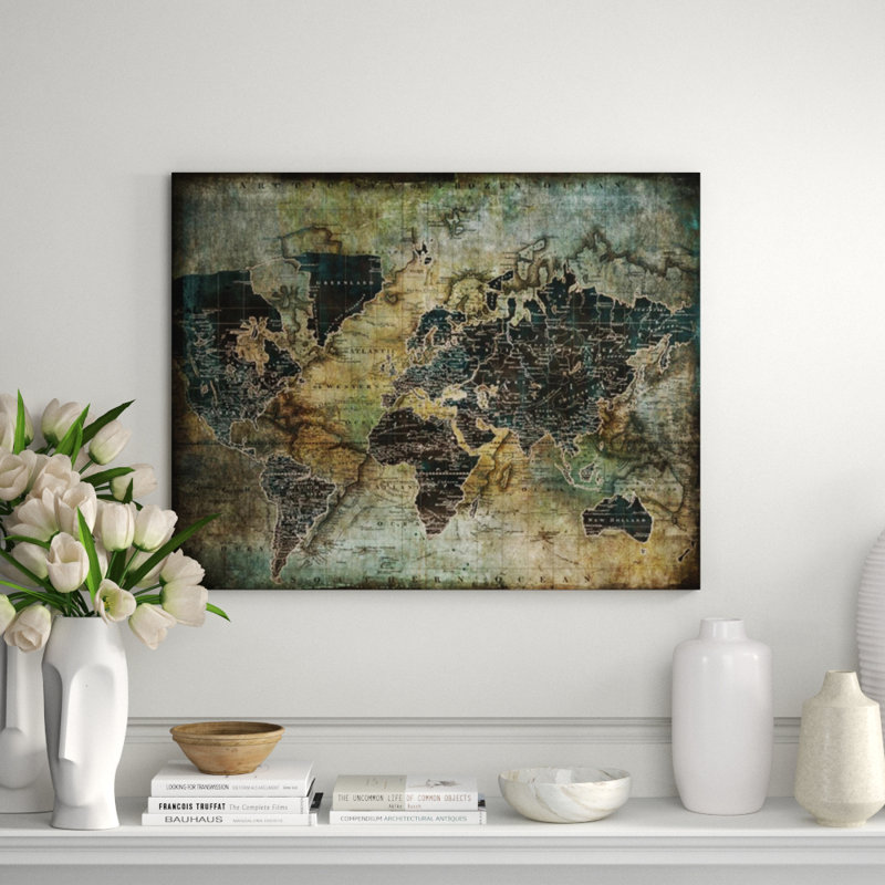 Ancient Geography Print by Sofia Fox, Outdoor, 30" H x 38" W
