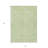3' X 5' Ivory Floral Washable Indoor Outdoor Area Rug