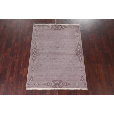 Tapis népalais oriental noué à la main 5 x 7