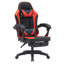 Radelldar Adjustable Reclining Ergonomic Faux Leather Swiveling PC & Racing Game Chair with Footrest-412626858-412626868