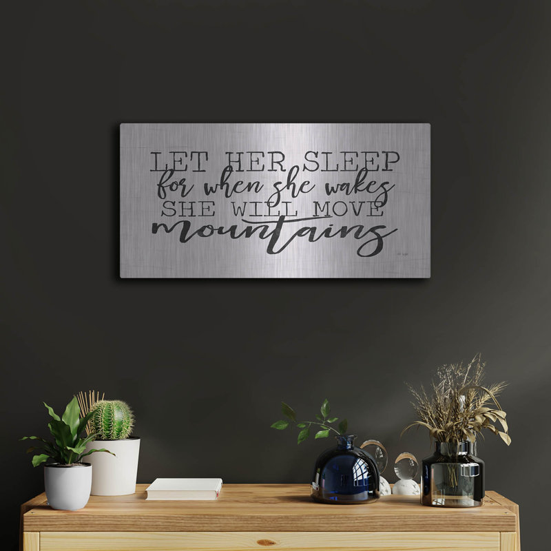 " Let Her Sleep " by Jaxn Blvd, 12" H x 24" W