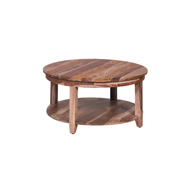 Porter Designs Sonora Solid Sheesham Wood Coffee Table, Brown