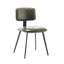 Chaise de salle à manger en similicuir avec pieds en acier-88630375