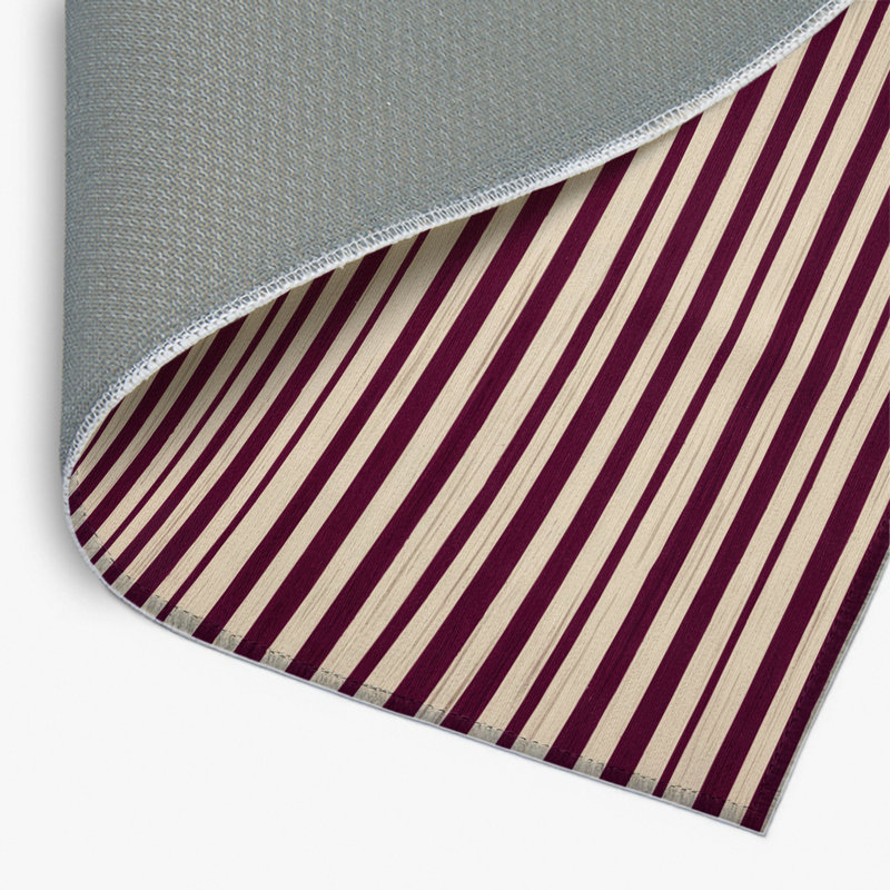 Tapis intérieur / extérieur beige HorizontalStripes, Rectangulaire 2 pi x 3 pi