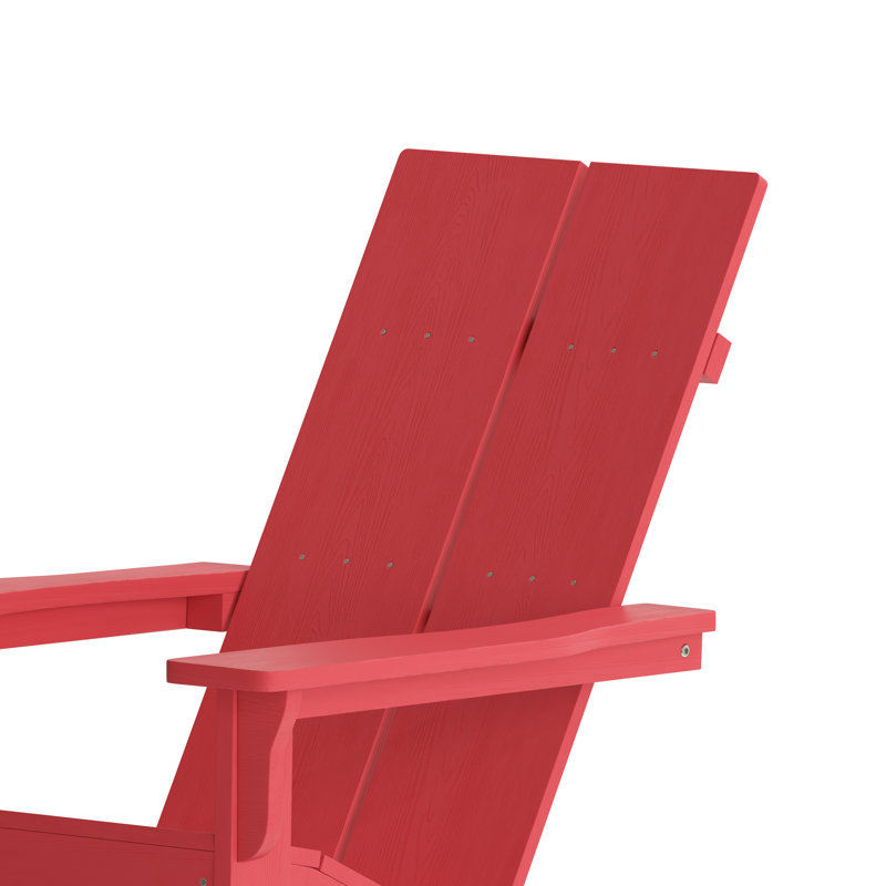 Chaise berçante, Rouge