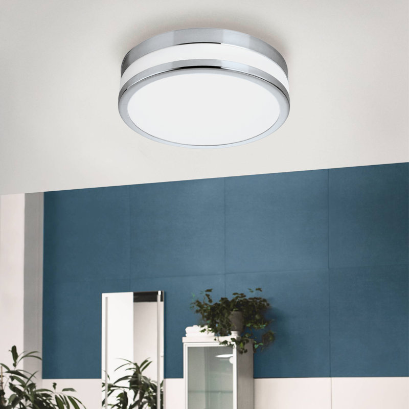 Volk LED Flush Mount, 6cm H x 22.5cm W x 22.5cm D