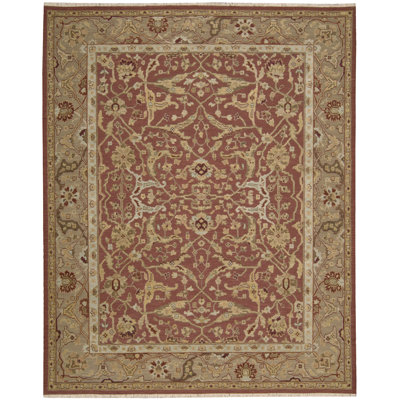 Burnham Wool Oriental Indoor Rug