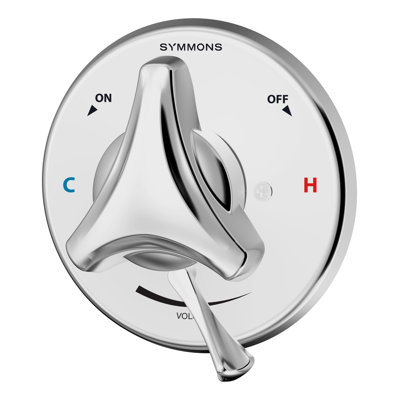 Origins Temptrol 1-Handle Wall-Mounted Valve Trim Kit in Polished Chrome (Valve Not Included)