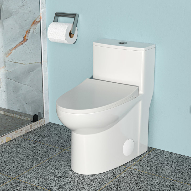Dual Flush Ceramic Toilet With Long-lasting Structure And Stable Flushing Performance Modern Easy Surface