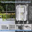 Boîte de jonction électrique en ABS, conception ventilée, œillets pour câbles
