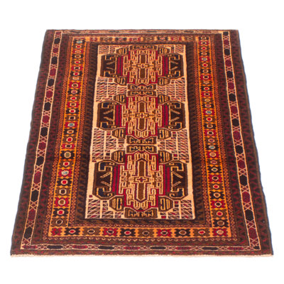 Teimani Brown Rug 2'10" x 4'9"