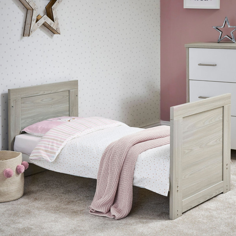 Nika Mini 3 Piece Nursery Furniture Set, Grey/White